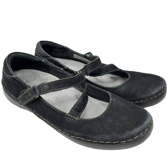 Vionic Black Judith Mary Jane Ballet Flats - Picture 1 of 8